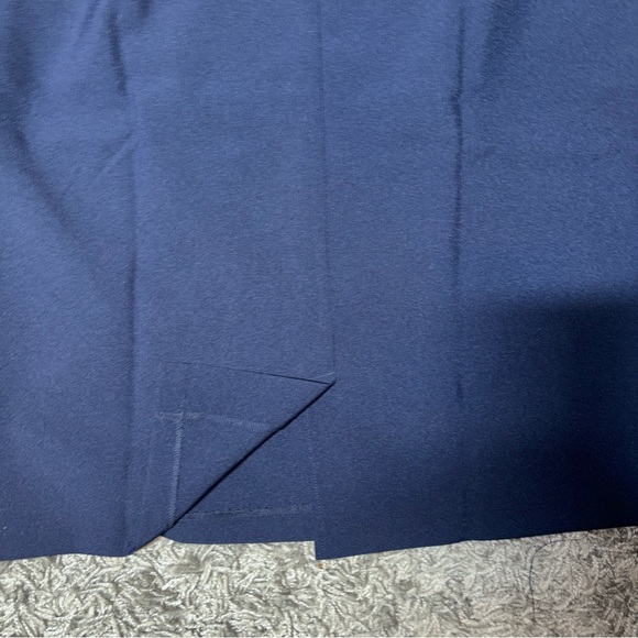 Womens Vintage Bedford Fair Plus Size Straight Skirt Navy Knee Length Size 18 - Picture 7 of 9